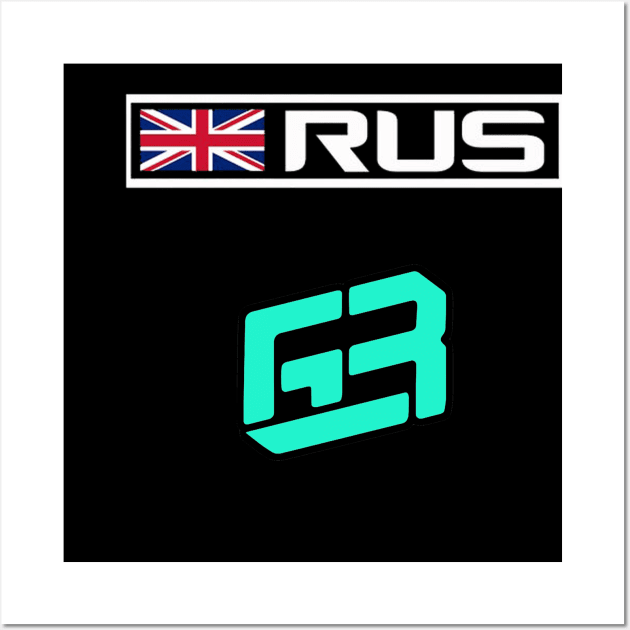 RUS - Russell F1 TV Graphic Wall Art by autopic